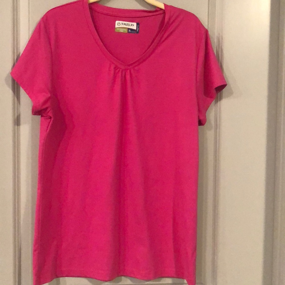 Magellan gear shirt.